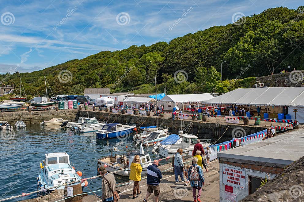 Dunure in Scotland Outlander Filming Location Having a Festival of the