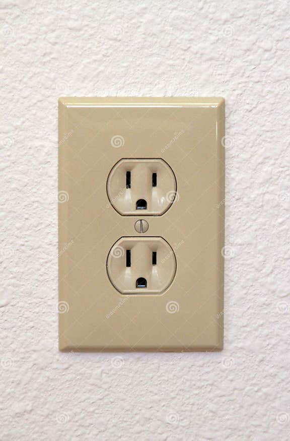 Duplex electrical outlet stock photo. Image of duplex 19180708