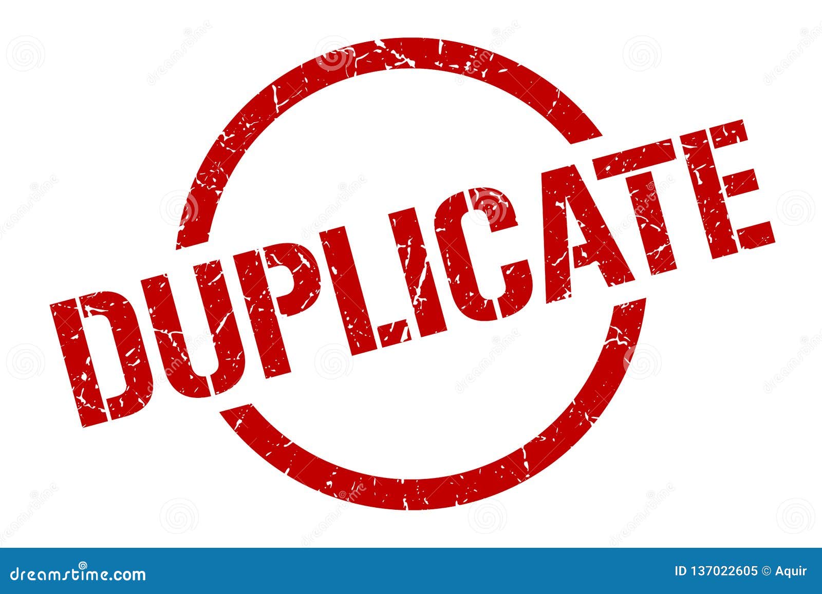 Duplicate stamp stock vector. Illustration of vintage - 137022605