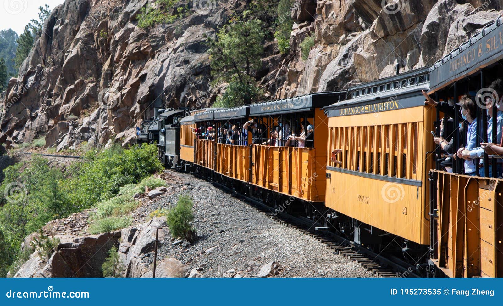 Two Trains, Durango And Silverton Narrow Gauge Railroad Featuring Steam ...