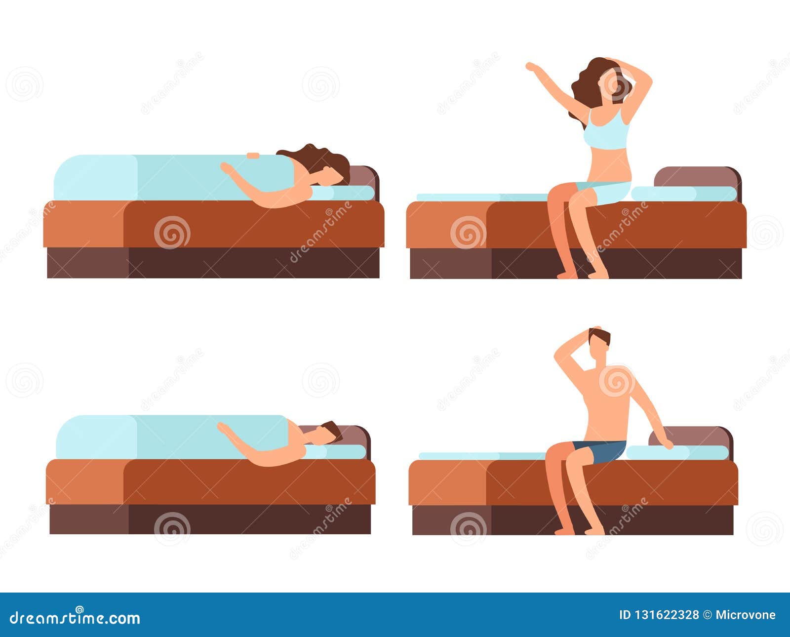 Durmiendo Y Despertar El Personaje De Dibujos Animados Del Hombre Y De La Mujer Ilustración del Vector - Ilustración de fondo, insomne: 131622328 Durmiendo Y Despertar El Personaje De Dibujos Animados Del Hombre Y De La Mujer Ilustración del Vector - Ilustración de fondo, insomne: 131622328