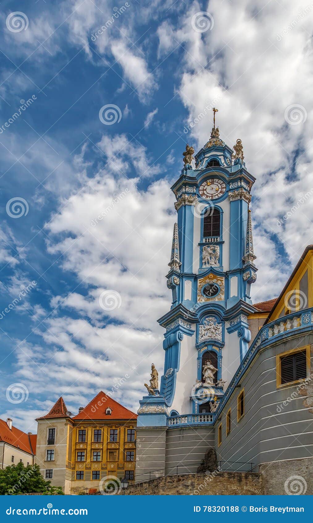Durnstein Abbey Church, Austria Stock Photo Image of outdoor