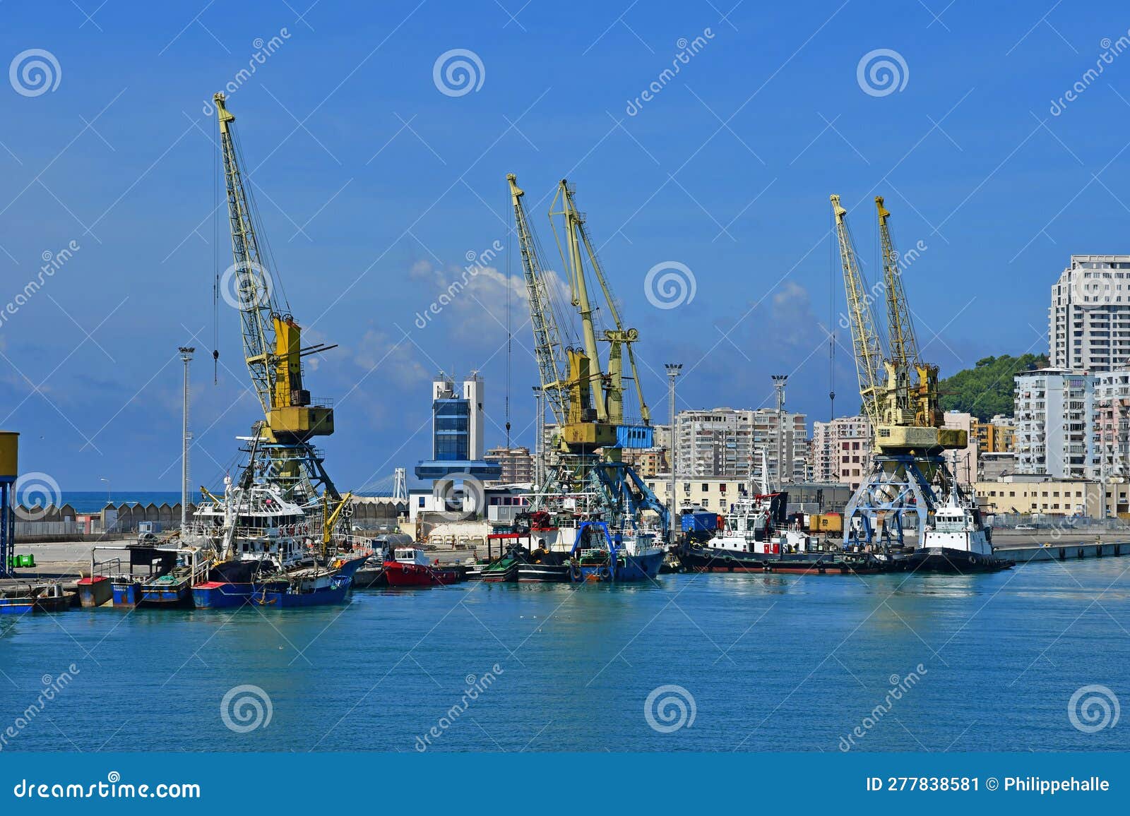 Durres Albania August 29 2022 Harbour Editorial Photo Image of