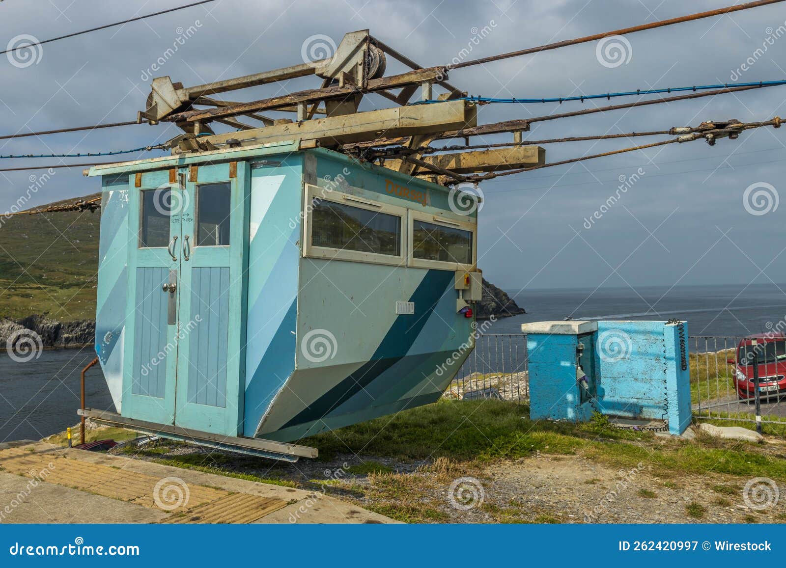 Dursey Cable Car in West Cork Ireland Editorial Photography Image of
