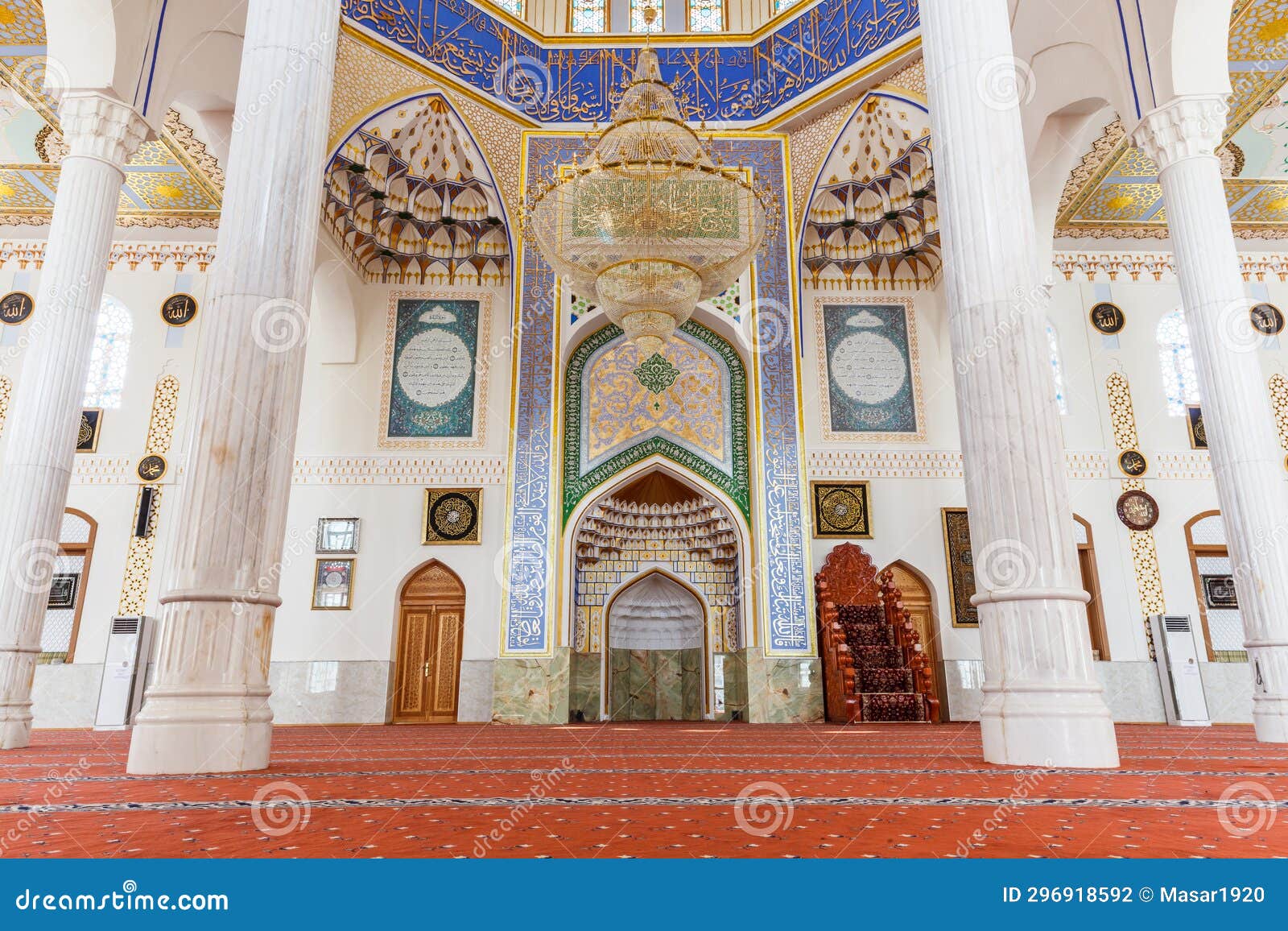 beautiful haji yaqub mosque in dushanbe
