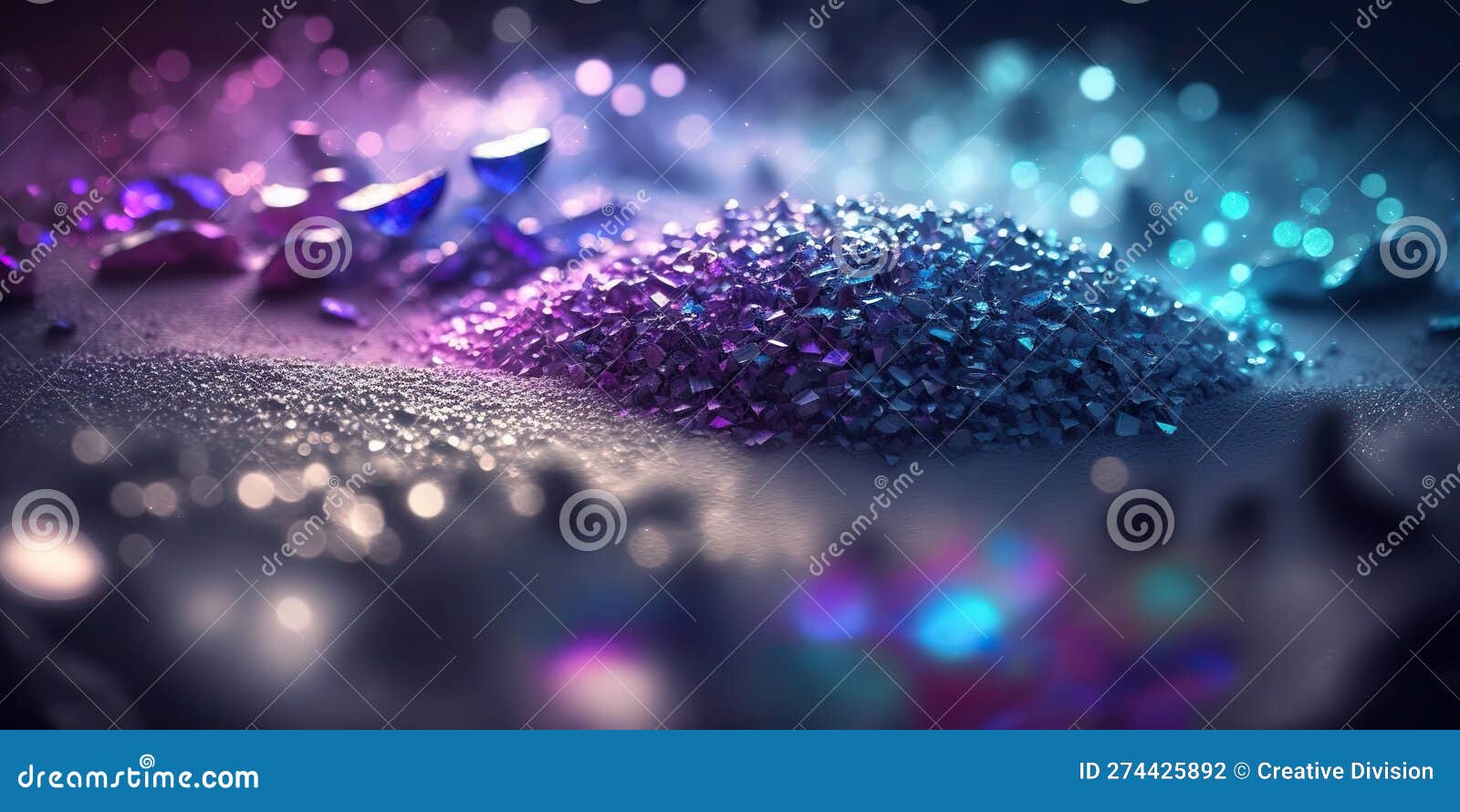 Dust of Glitter Texture Background, Generative AI Stock Illustration