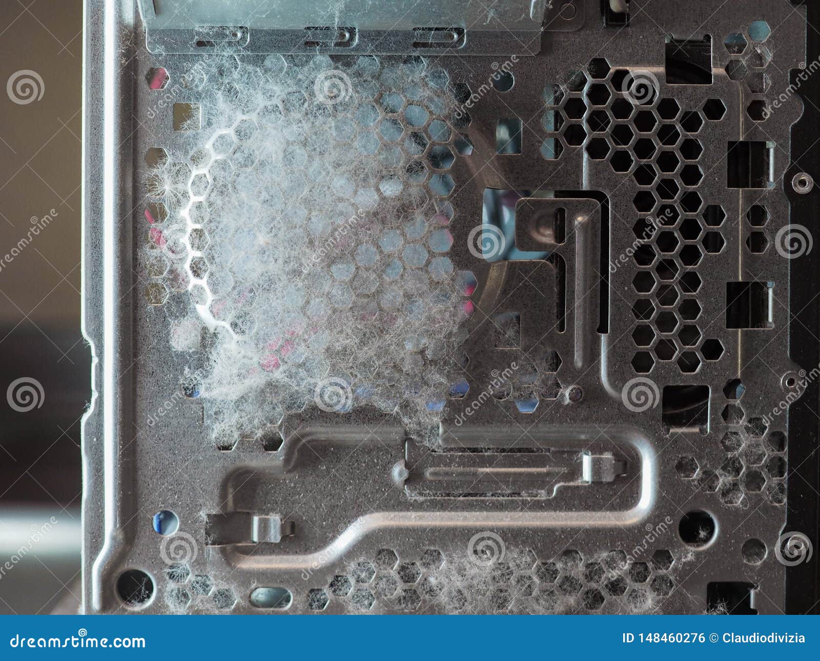 Dust And Pollen In Computer Case Stock Photo Image Of Personal