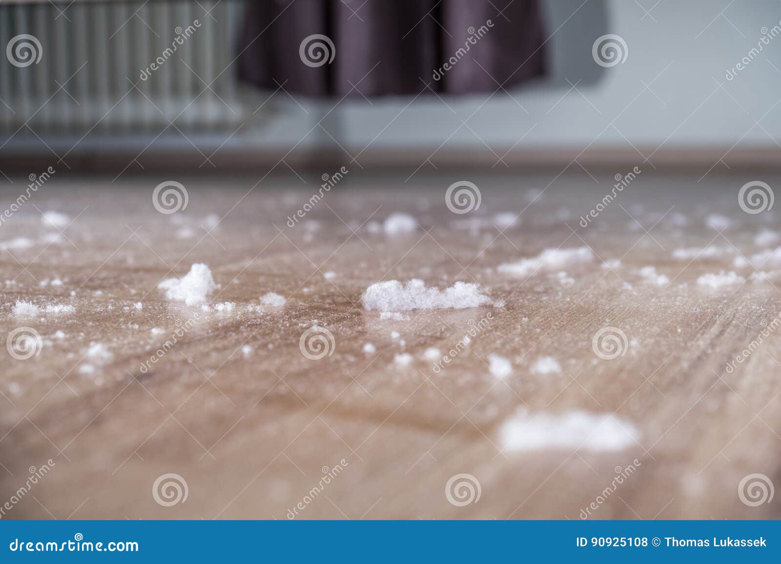 Dust on the wood floor stock photo. Image of floor, aspirate 90925108
