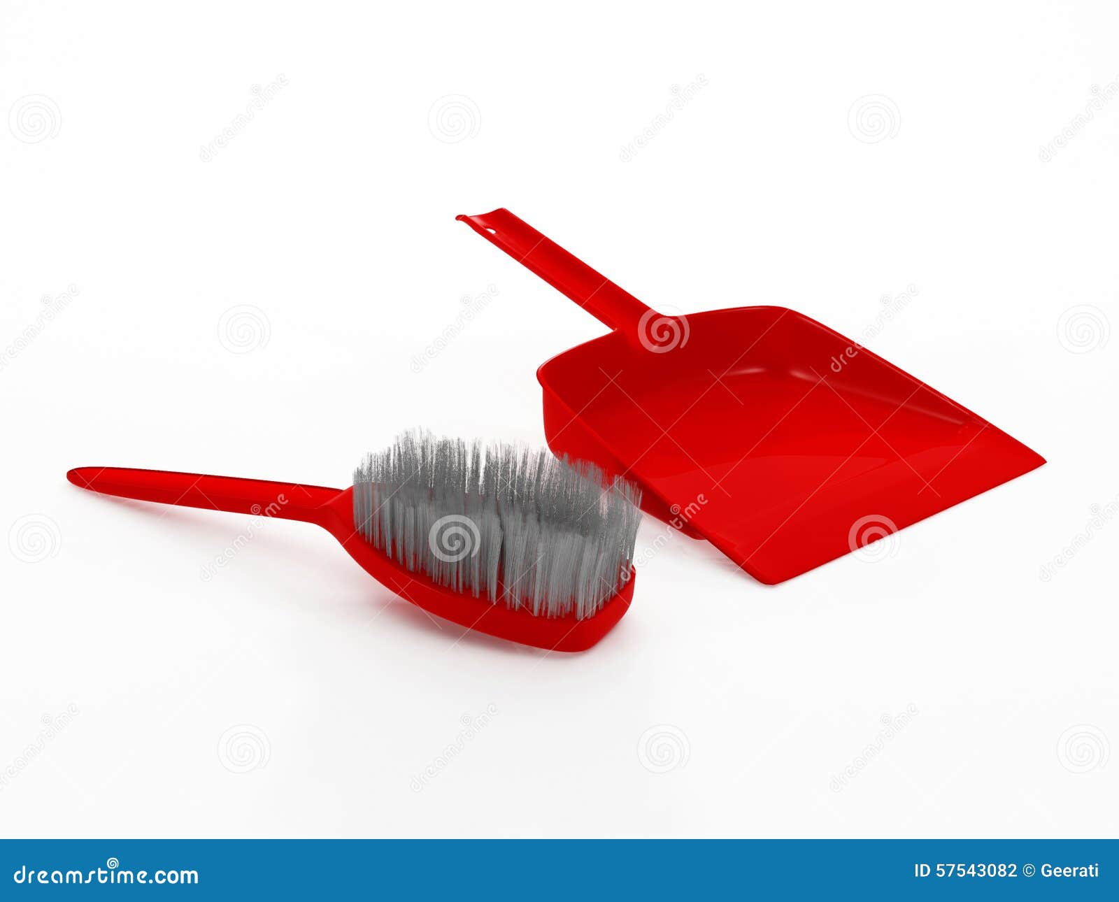 Dustpan and brush stock illustration. Illustration of hygiene 57543082