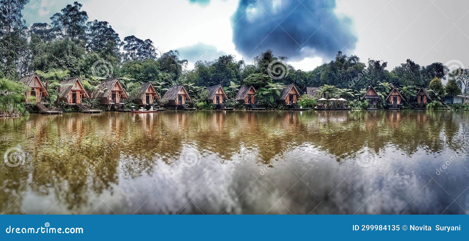 dusun bambu at lembang, bandung, indonesia