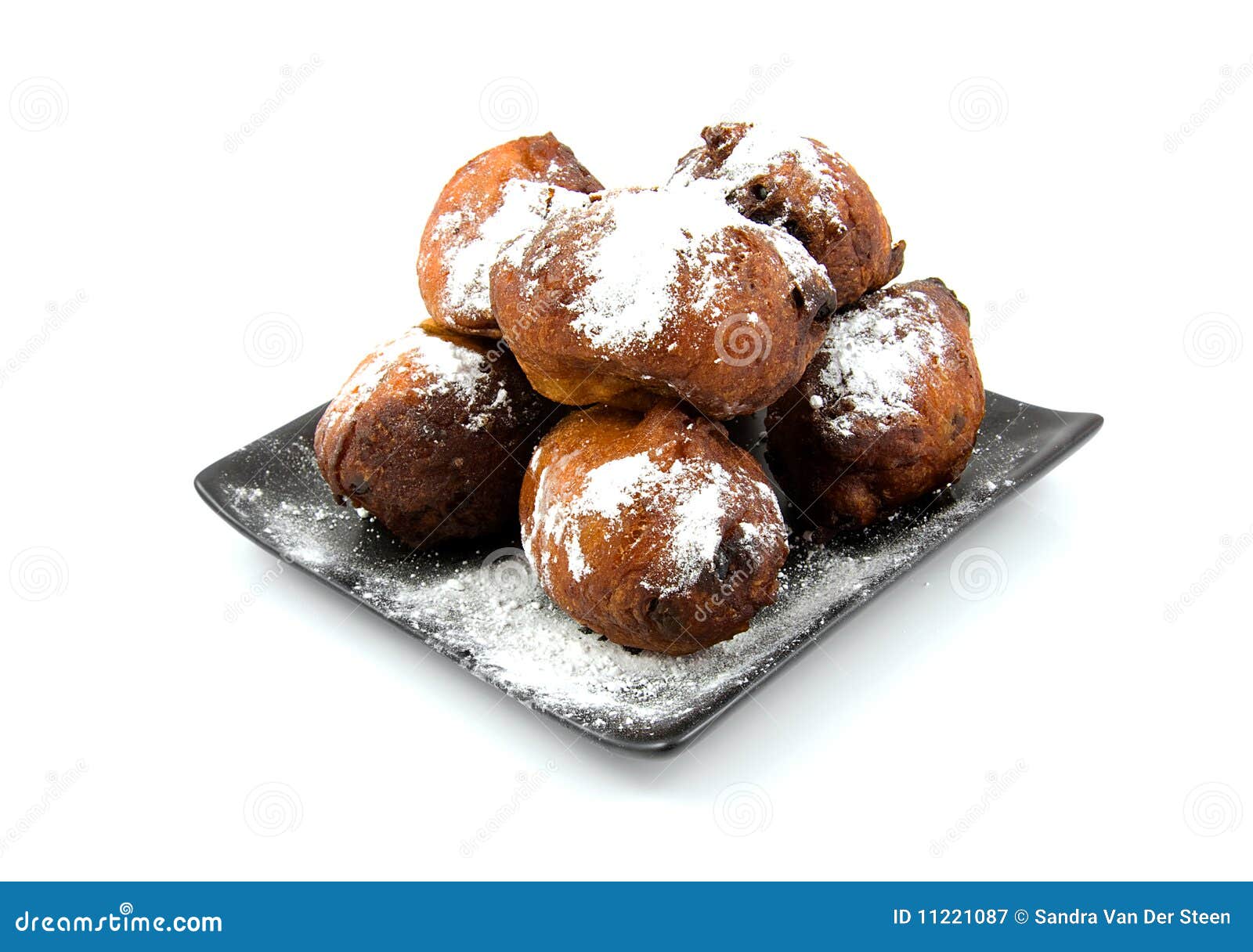 Dutch donut oliebollen stock image. Image of oliebollen - 11221087