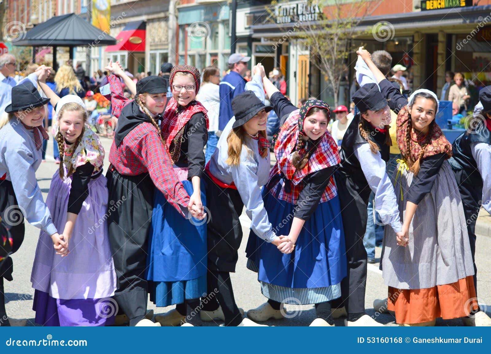 Dutch Folk Dance editorial stock photo. Image of event - 53160168