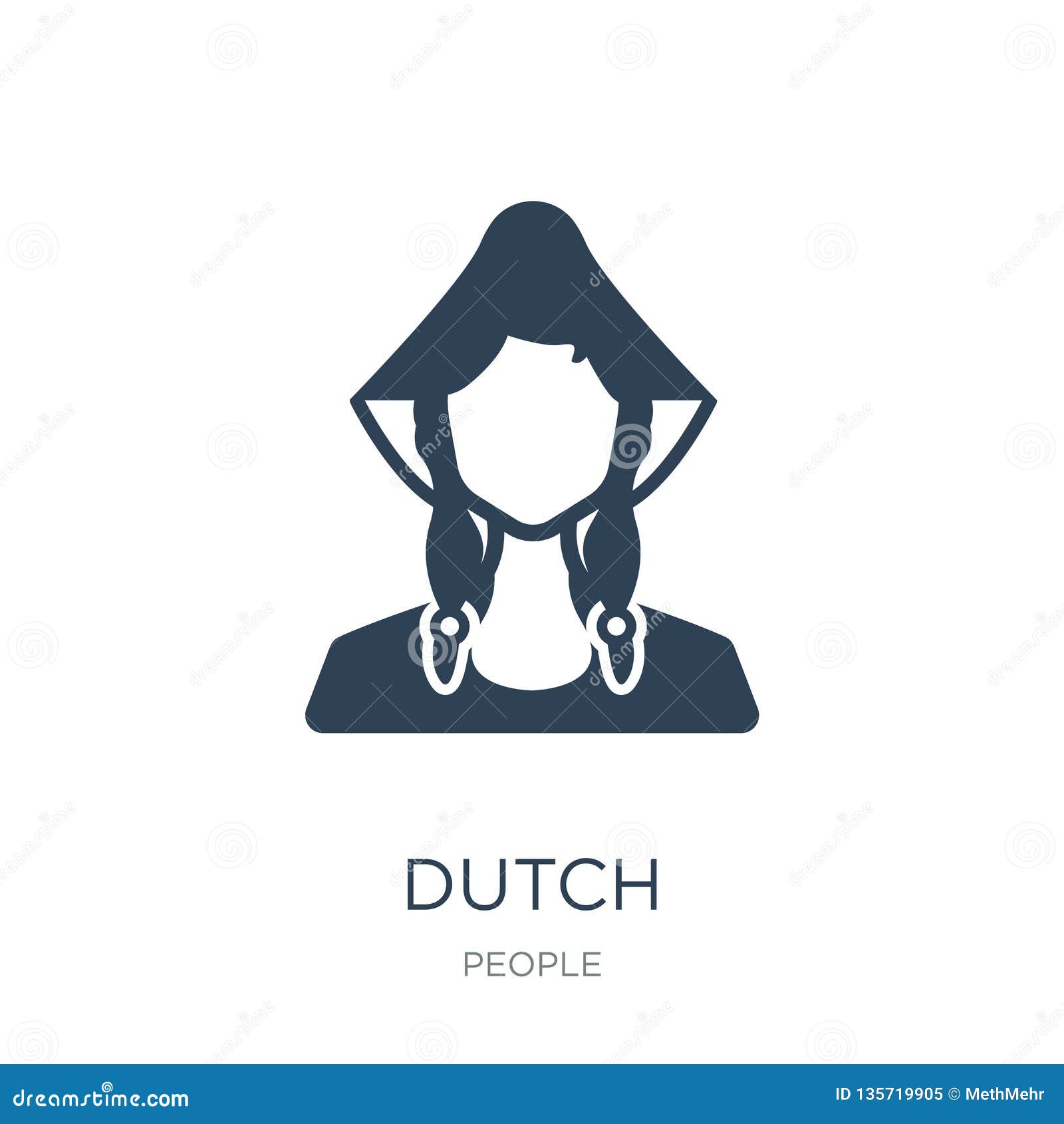 Download Dutch Icon In Trendy Design Style. Dutch Icon Isolated On ...