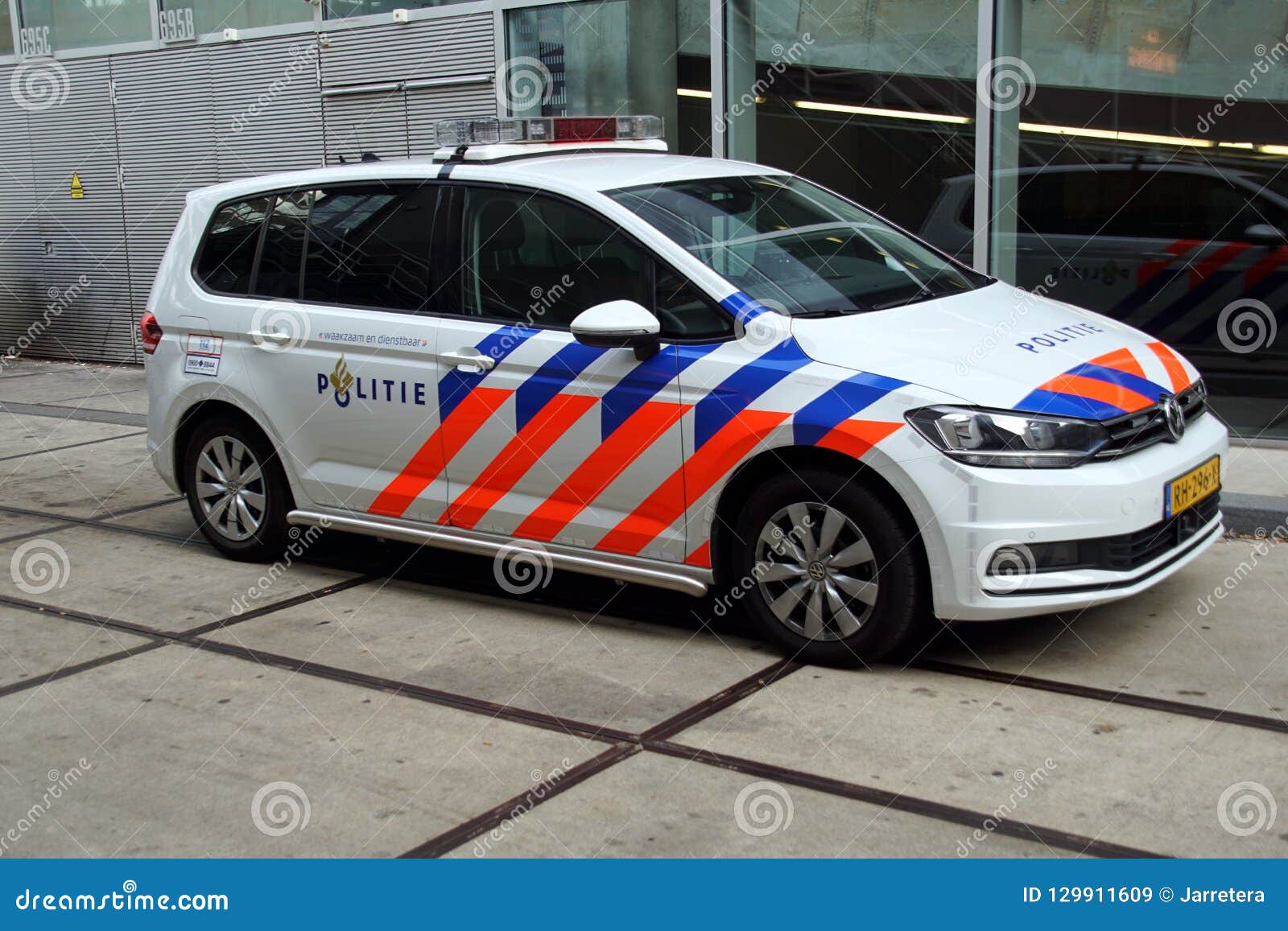 Dutch National Police Car - Volkswagen Touran Editorial ...