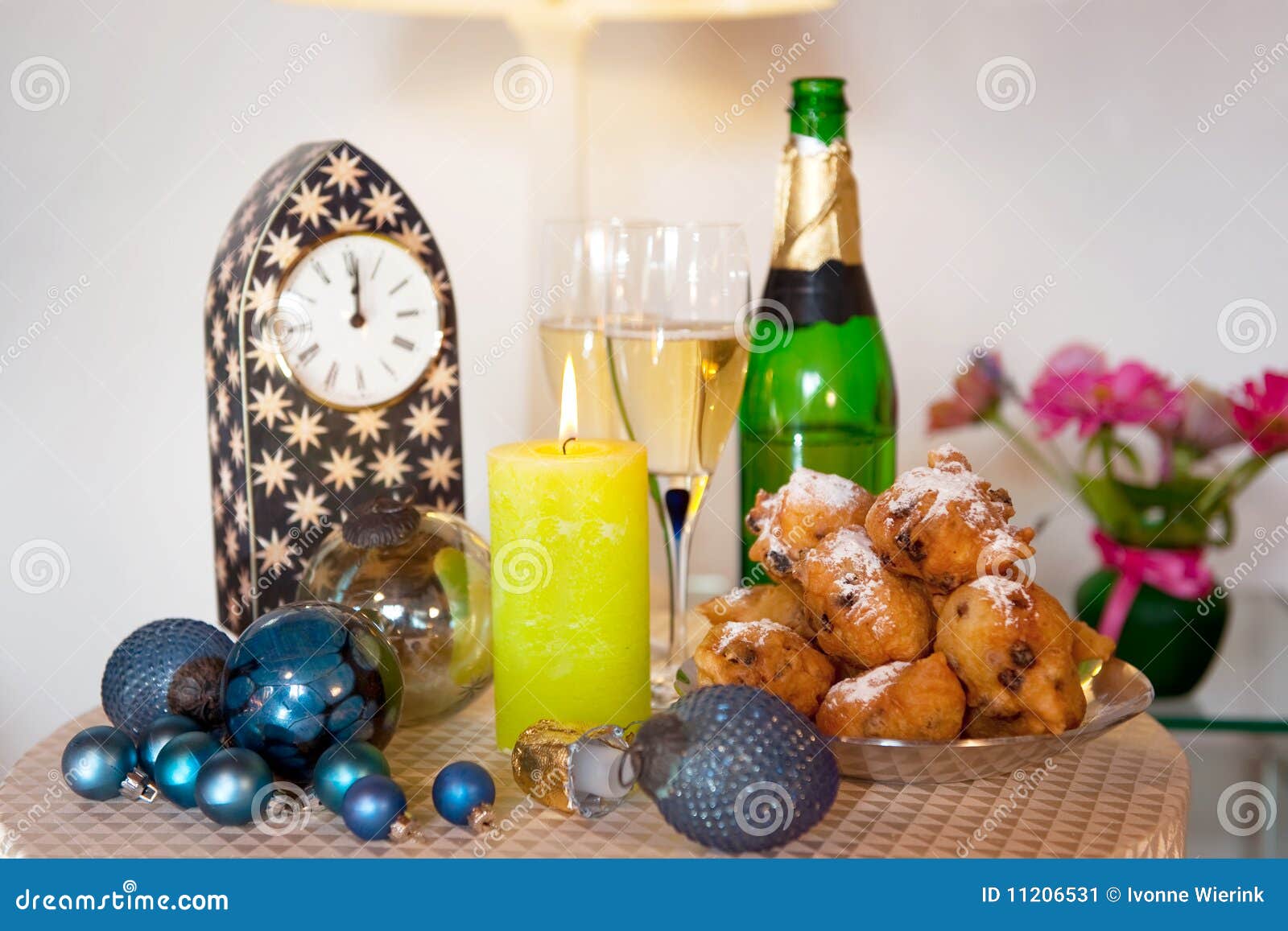 Dutch new years eve stock image. Image of twelve, champagne 11206531