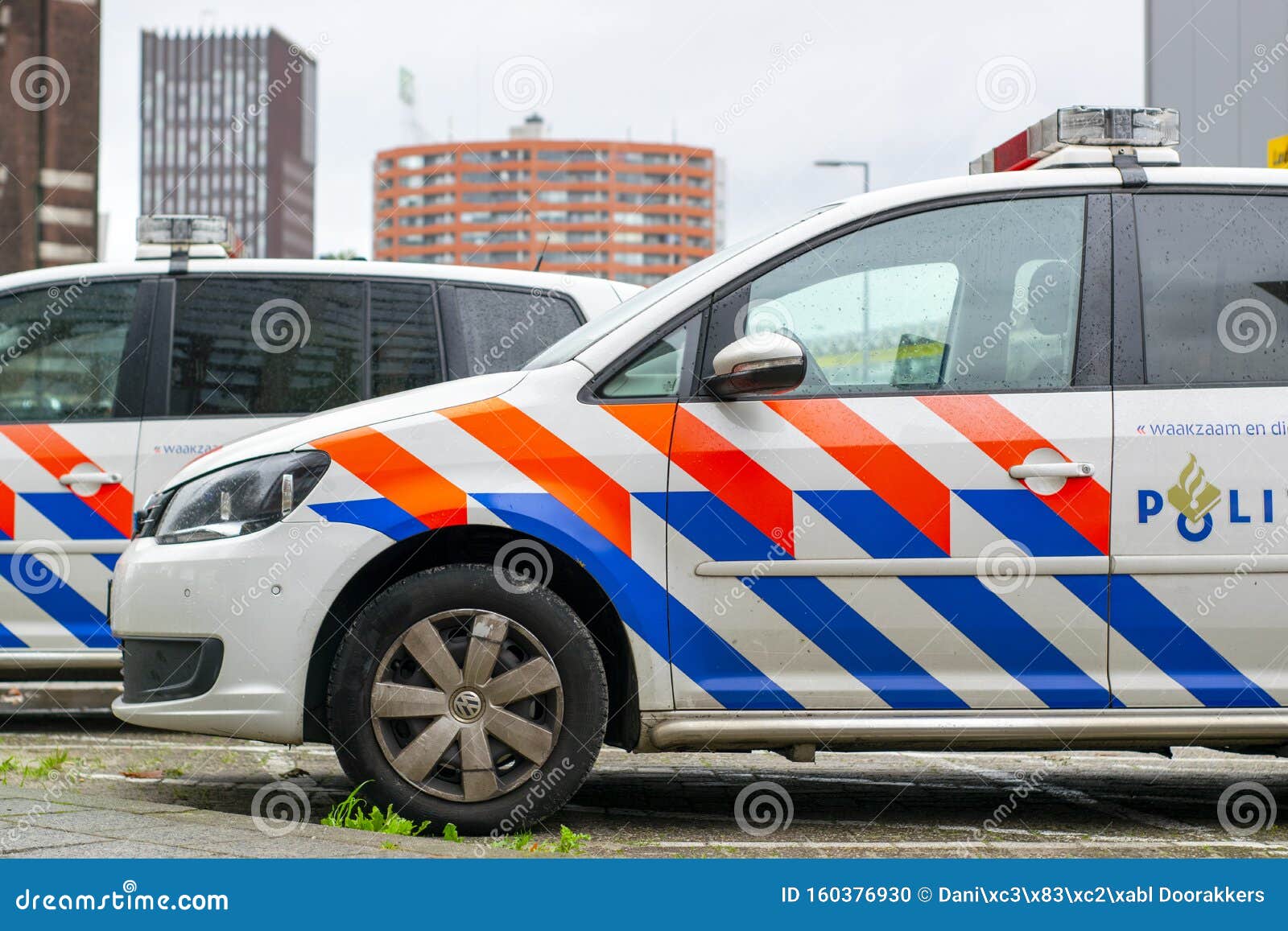 Dutch Police Car in Rotterdam Editorial Image Image of automotive