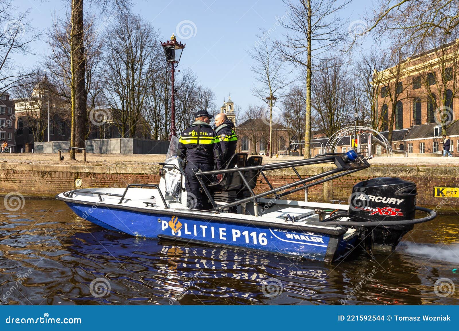 motorboat police officer