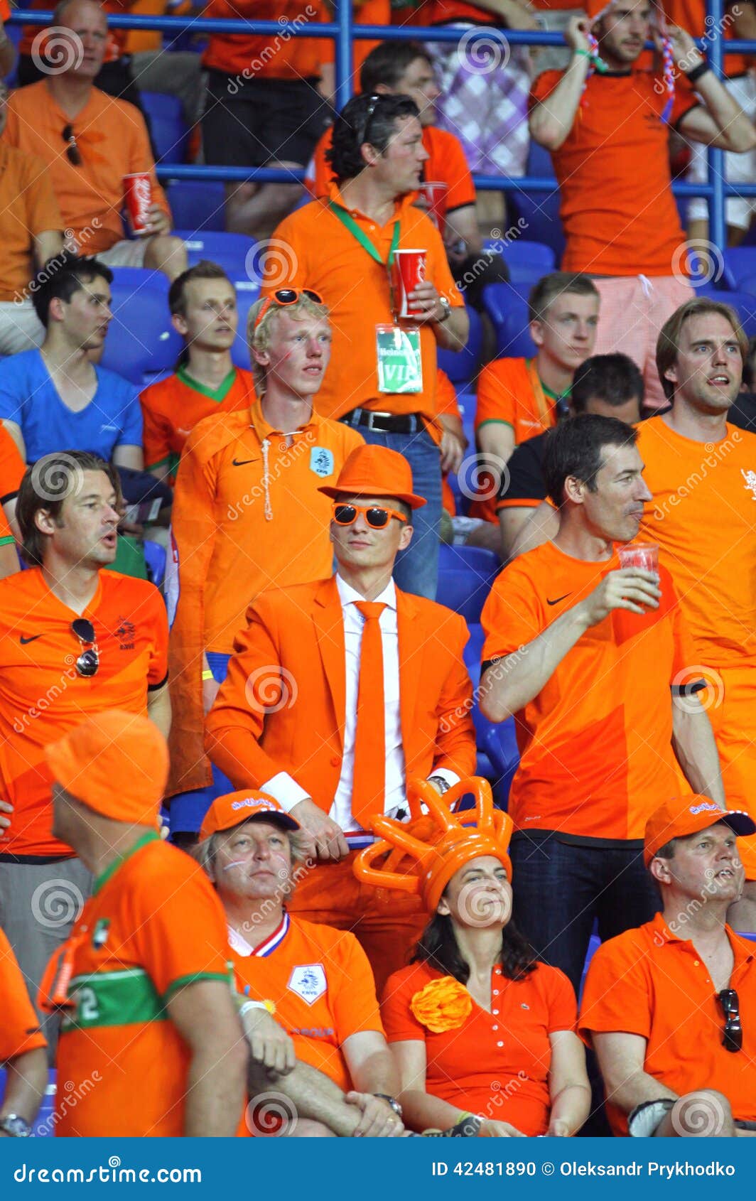 Dutch soccer fans editorial image. Image of kharkiv, netherlands - 42481890