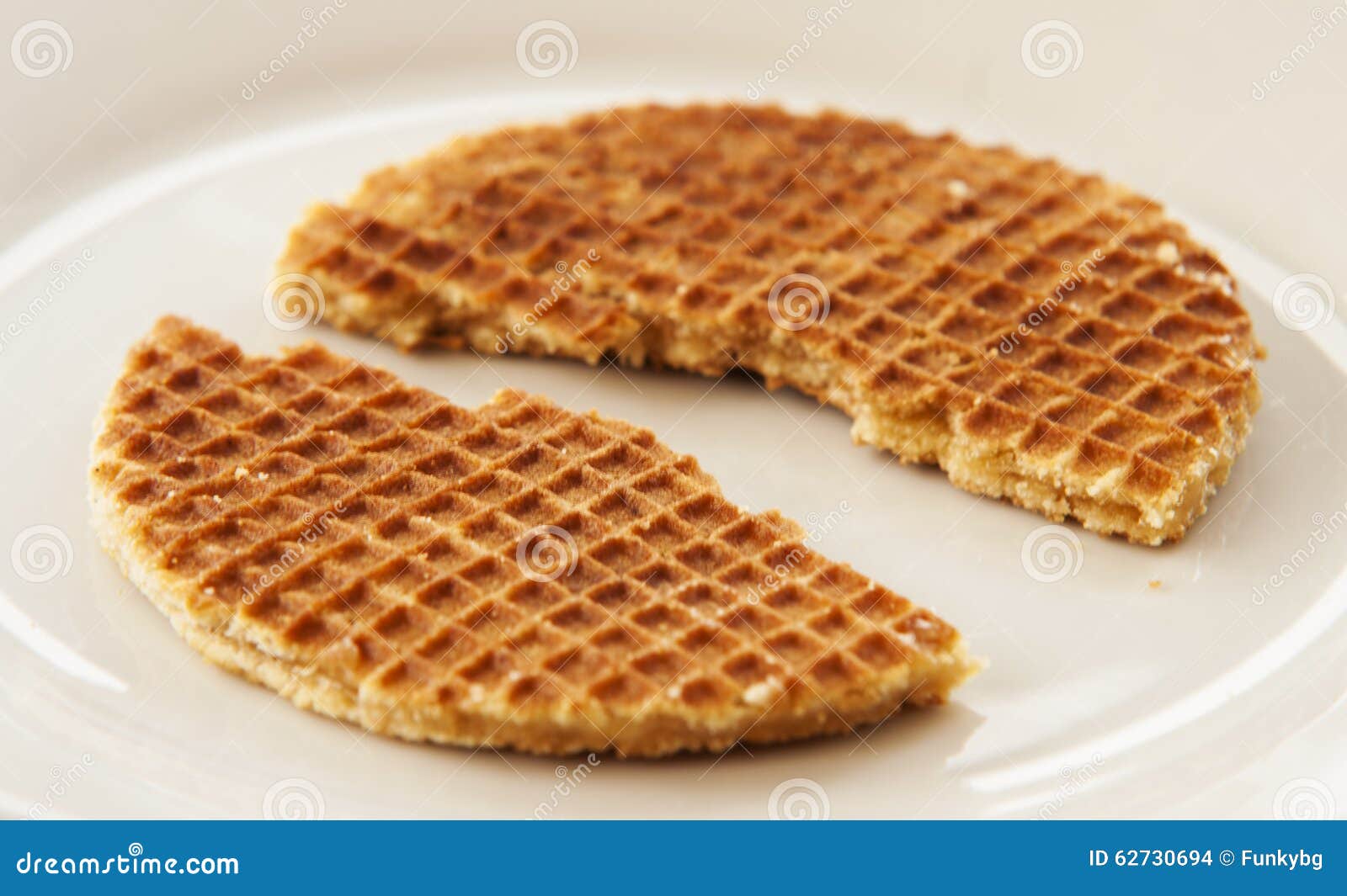 Dutch Waffles close up stock photo. Image of food, cookie 62730694