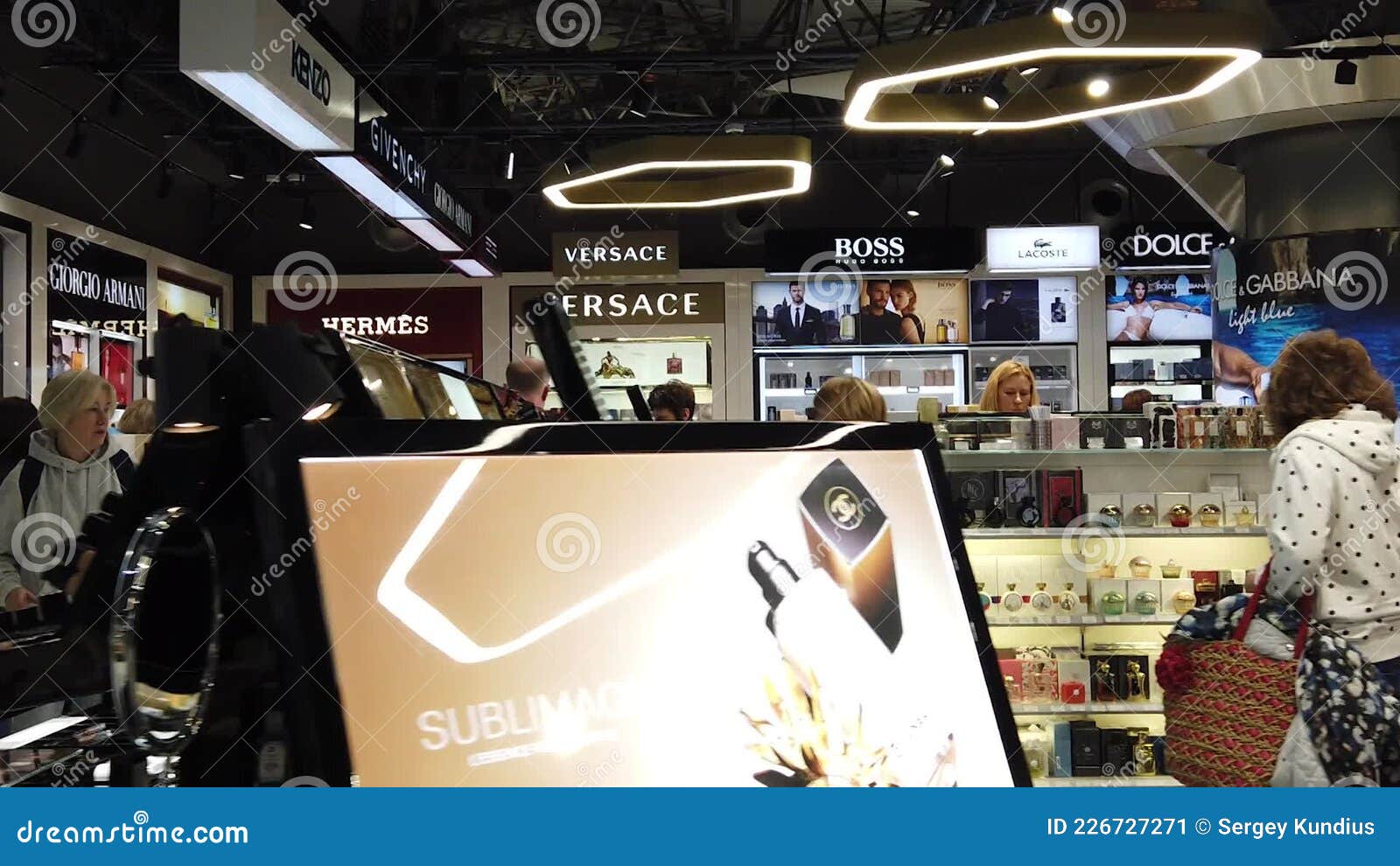 Duty Free Cosmetics Store at the Airport Stock Video - Video of inside,  beautiful: 226727271