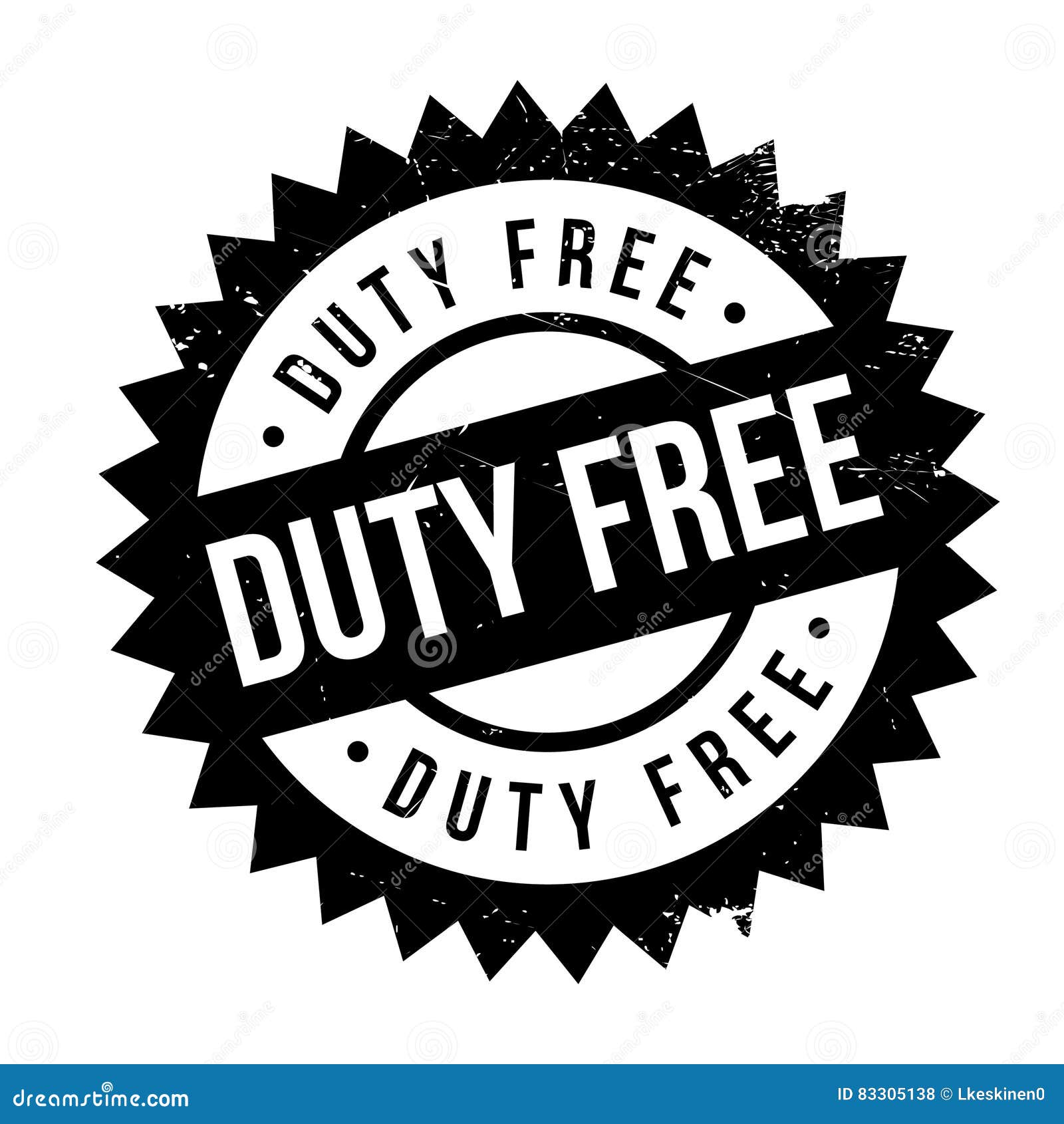 Duty Free Stamp Royalty-Free Stock Photography | CartoonDealer.com #855013251300 x 1390