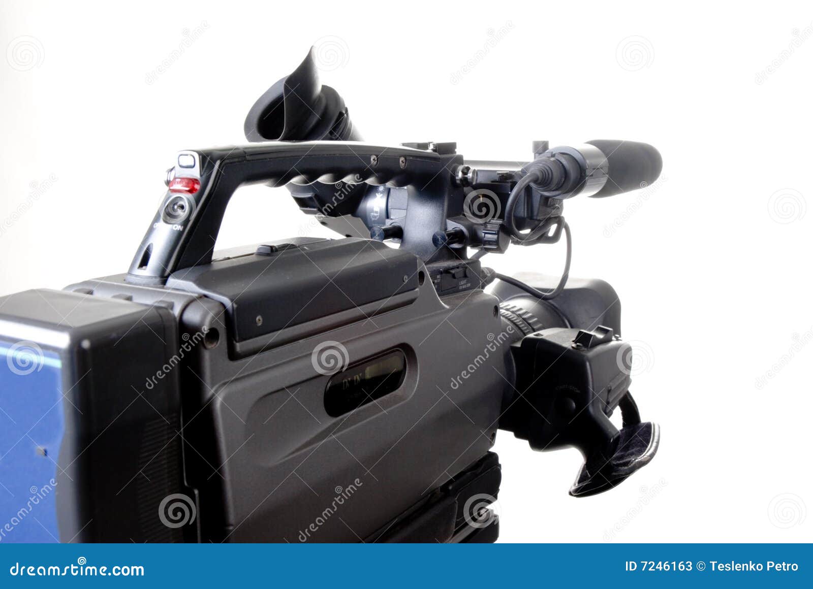 Dv camcorder stock image. Image of film, camcorder, digital 7246163