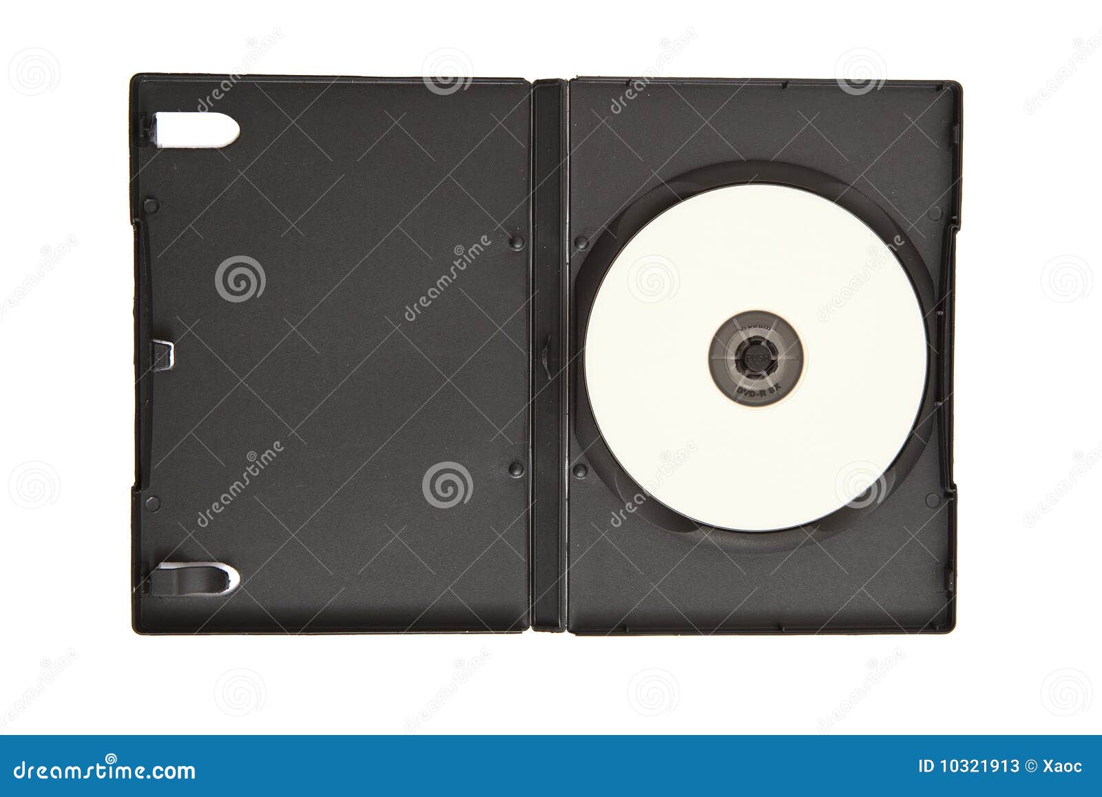 Dvd Cd Case with Blank Media Stock Image Image of circle, plastic