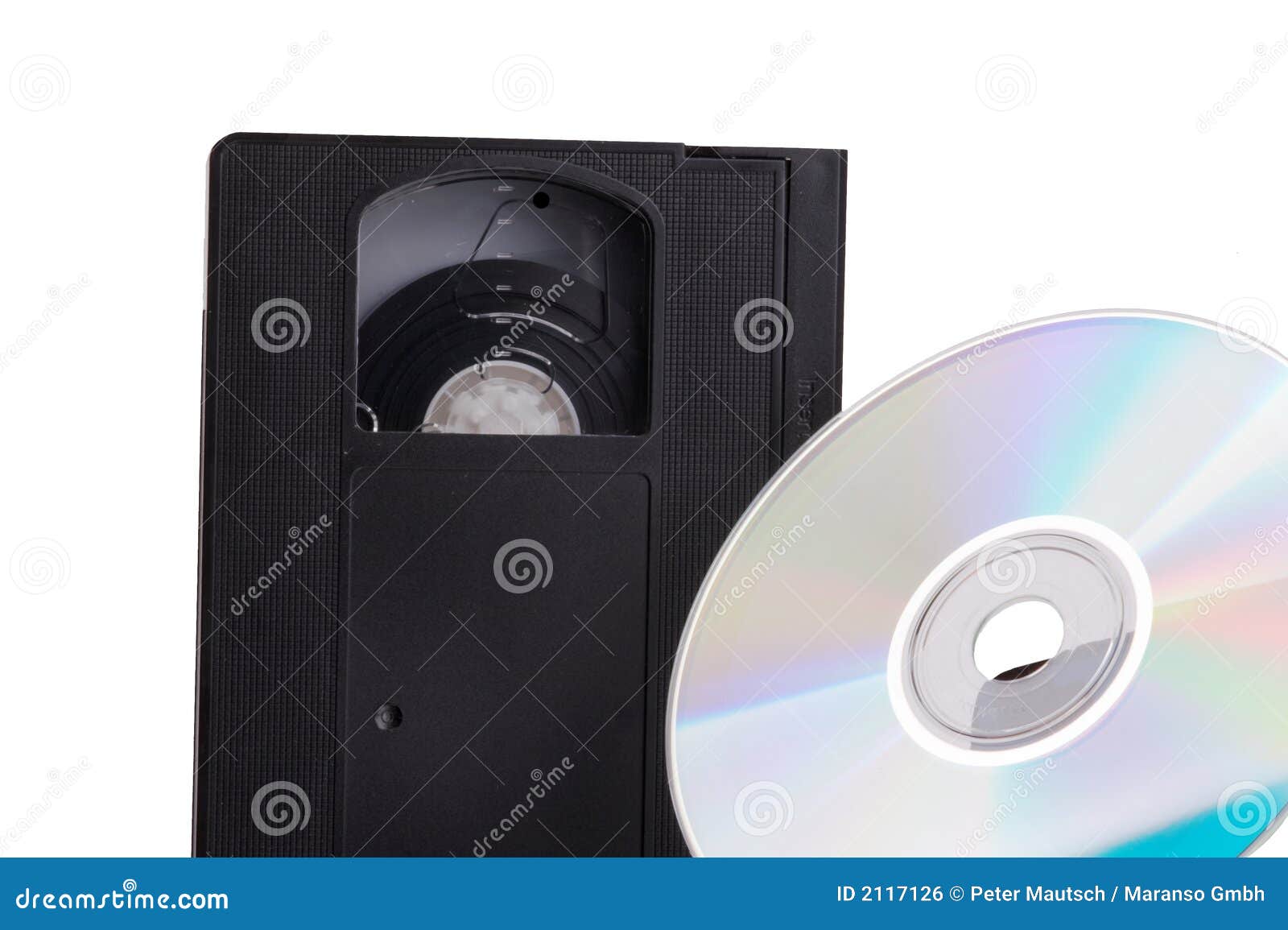 DVD contra Video Cassette stock photo Image of digital 