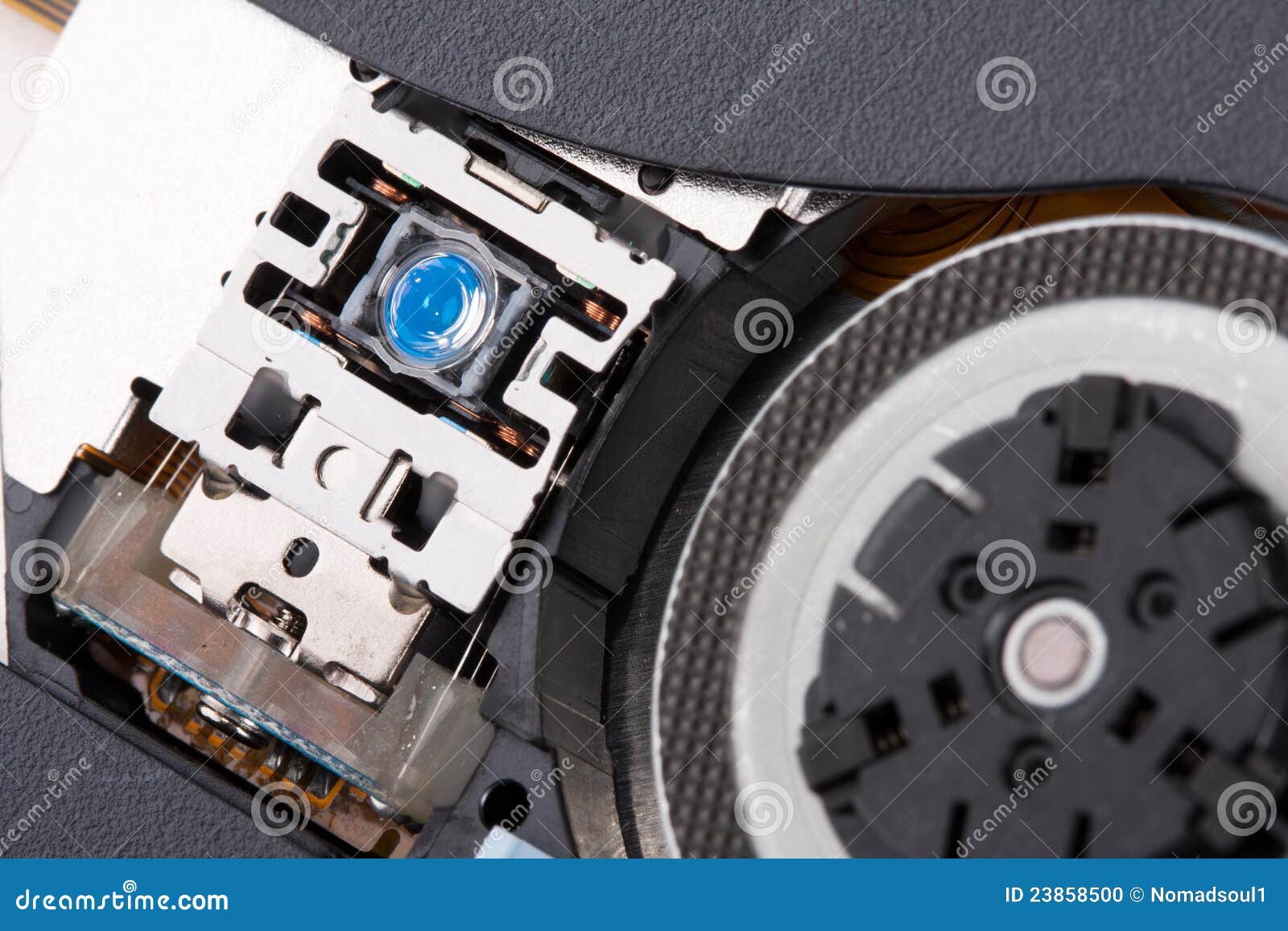 DVD drive laser stock photo. Image of lens, light, modern 23858500