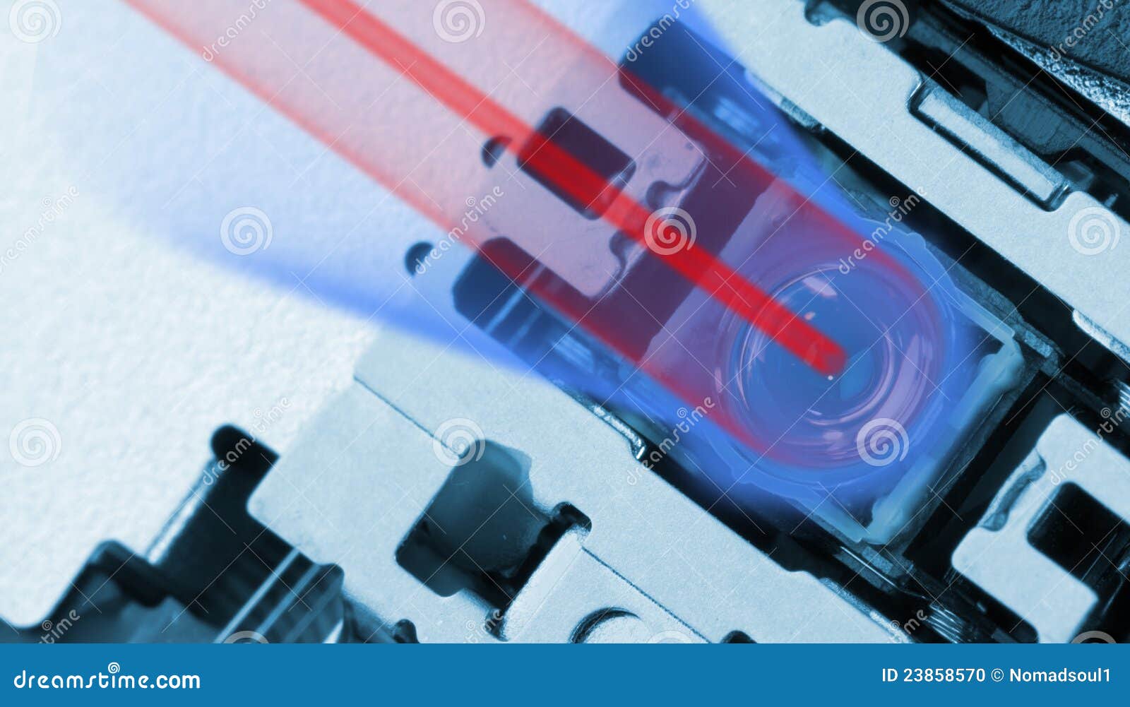 DVD drive laser stock photo. Image of spins, device, media 23858570