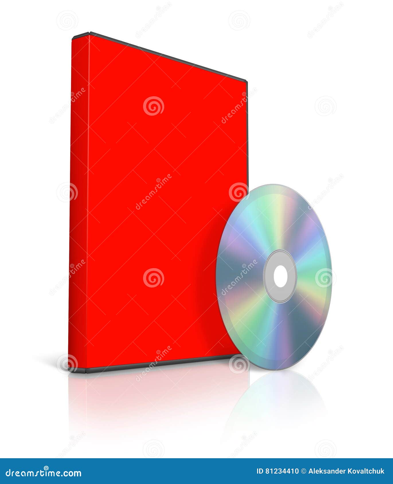 DVD and DVD Case stock illustration. Illustration of case 81234410