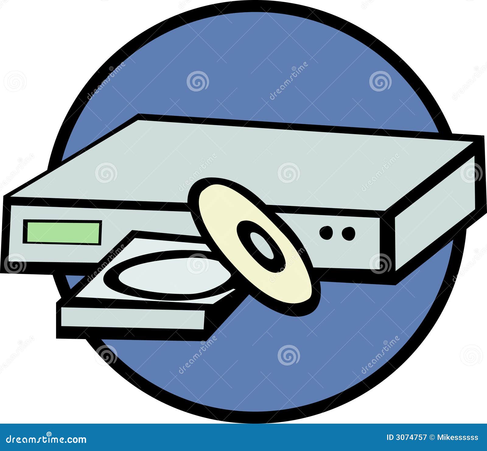 Dvd Player Vector Illustration Royalty Free Stock Photography - Image ...
