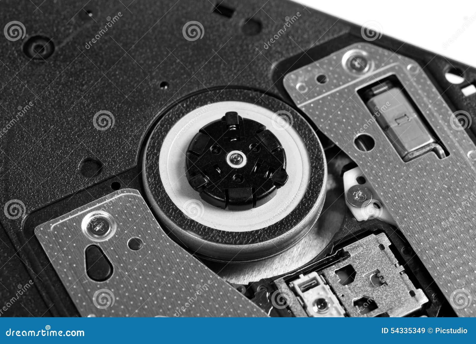 Dvd writer lens stock image. Image of mechanism, parts 54335349
