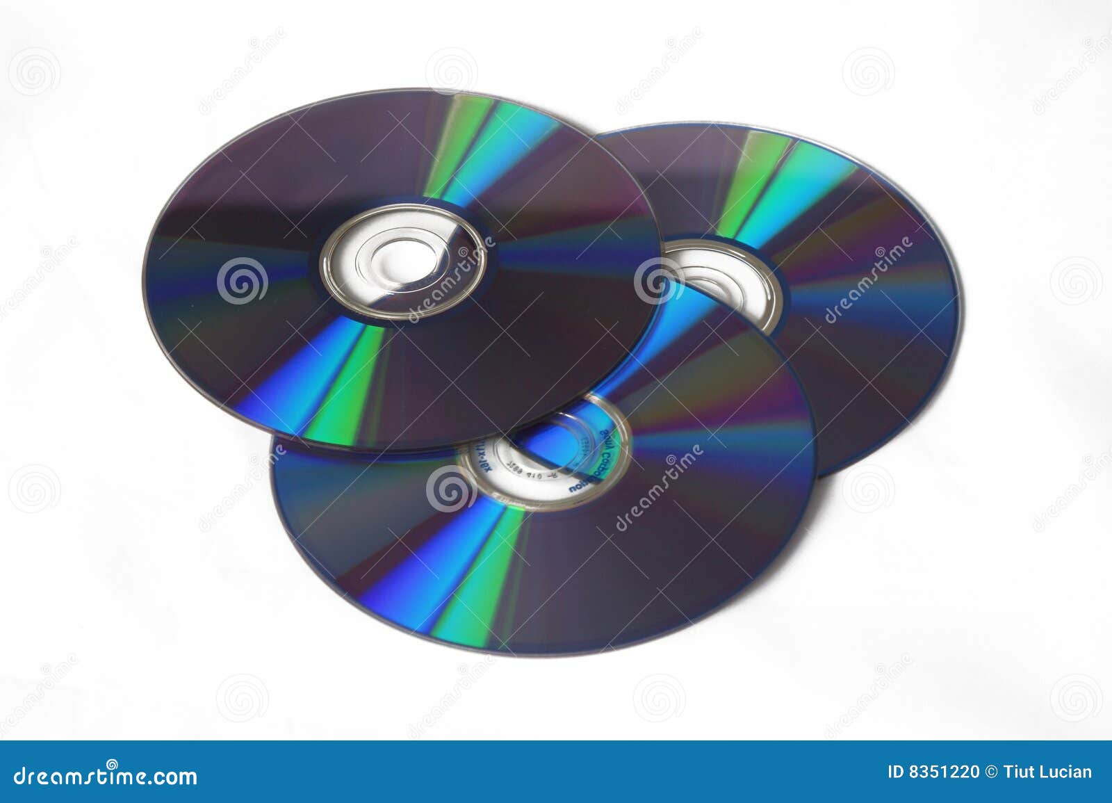 Cds Dvds Isolated Stock Photo 62613808