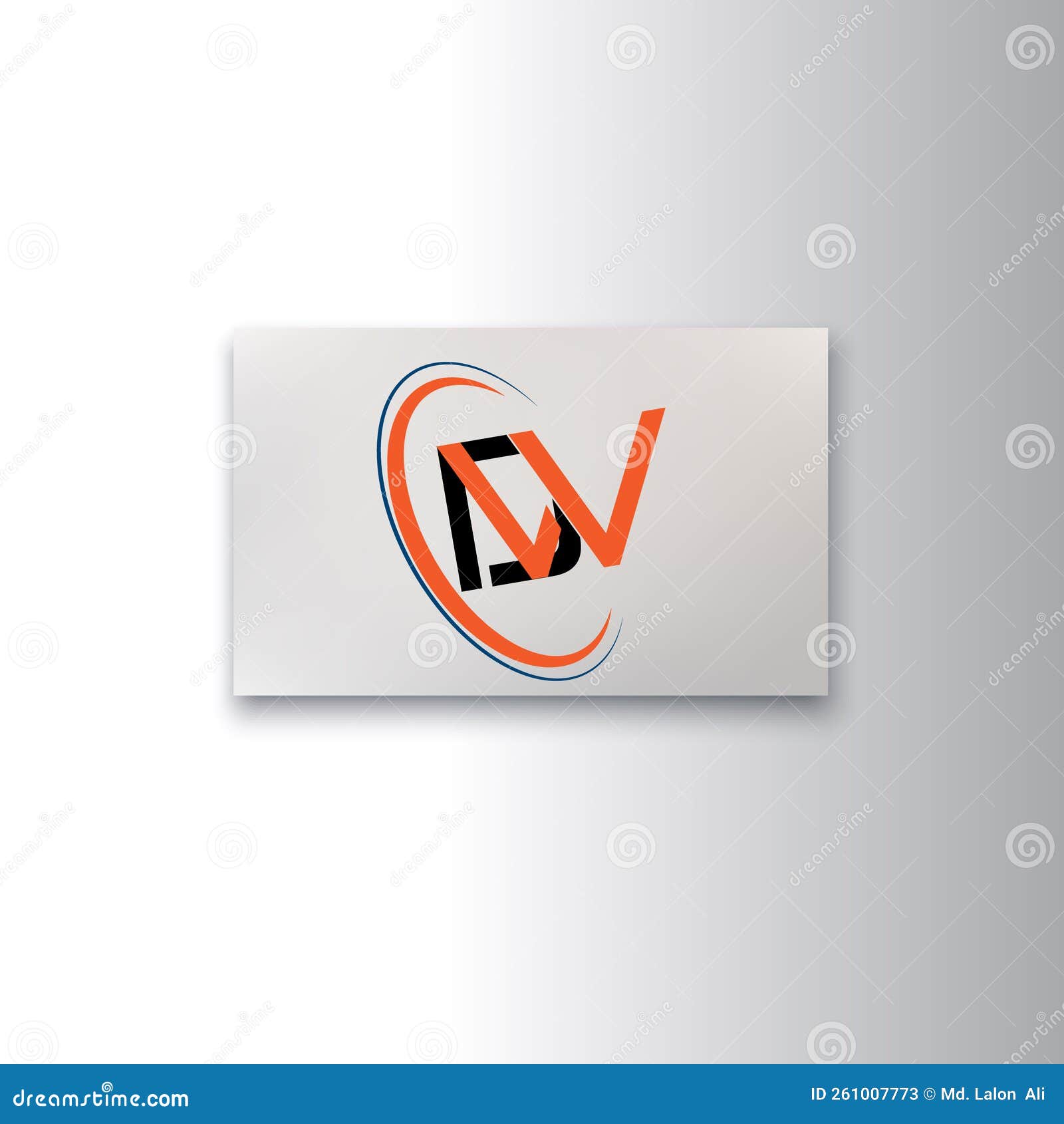DW Text Logo Design stock vector. Illustration of presentation 261007773
