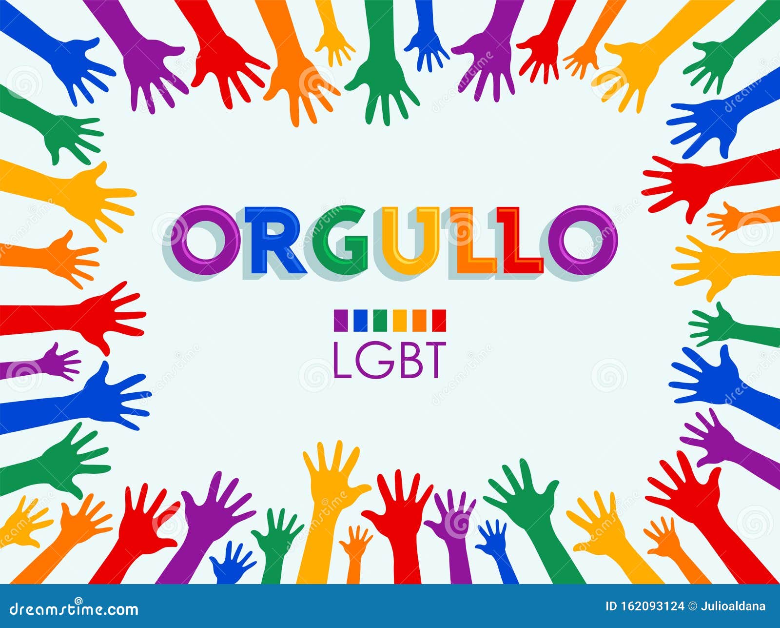 orgullo, pride spanish text lgbt support  banner .