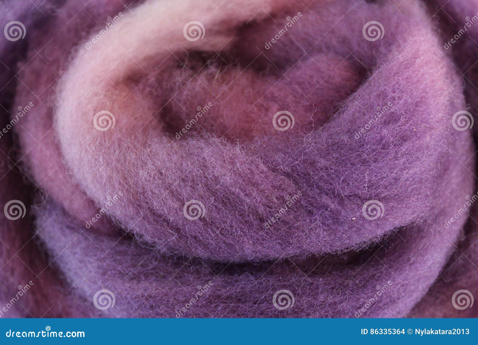 Dyed sheep wool roving stock photo. Image of dyeing, spin 86335364