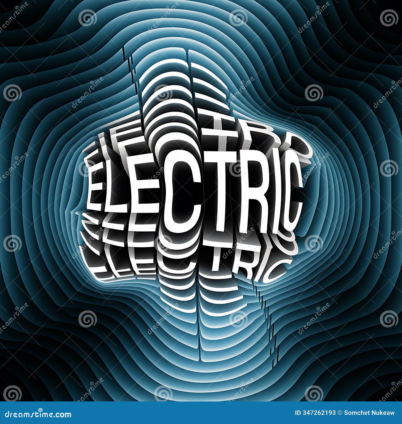dynamic electric typography a layered  of abstract forms and textures in modern  aesthetics