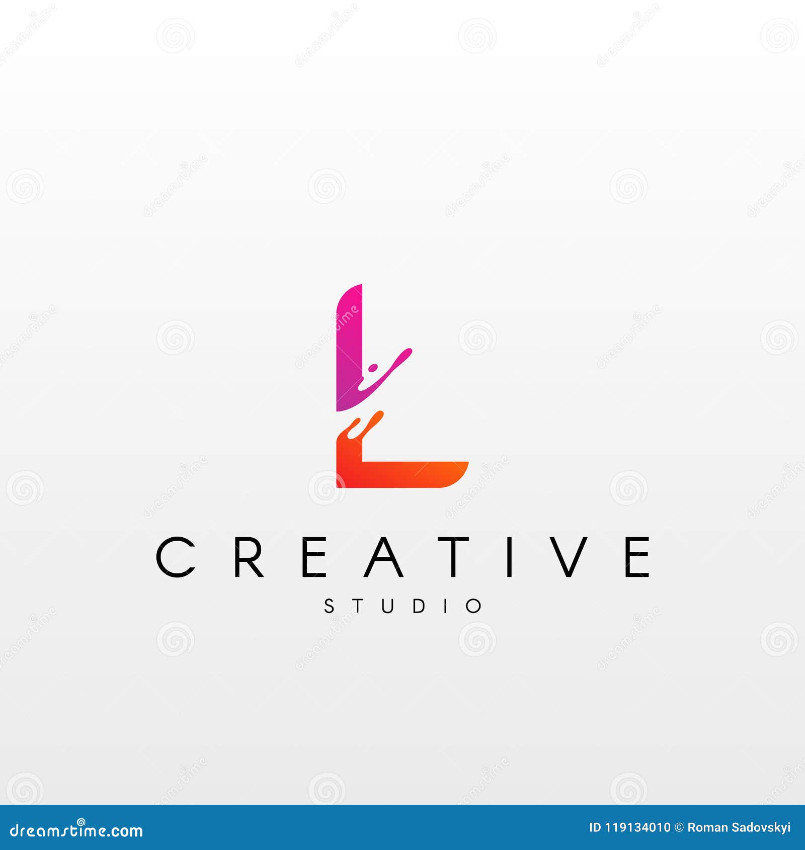 Dynamic Letter L Logo Logo Design With Dynamic Splash Liquid Stock Vector Illustration Of Paint Dynamic 119134010