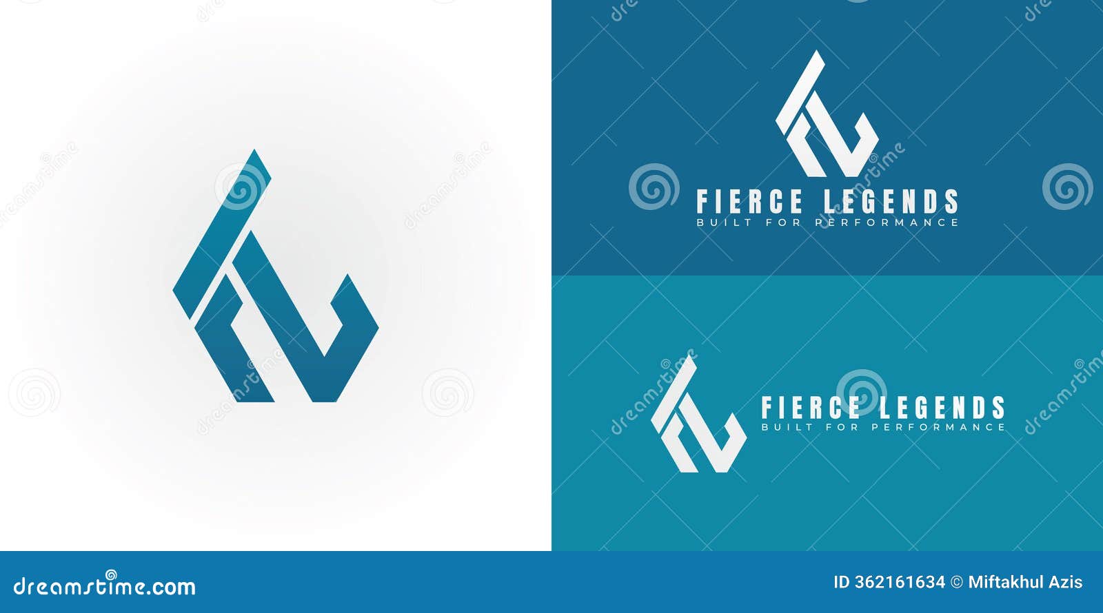 the dynamic logo  features the initials fl creatively integrated into a stylized arrow