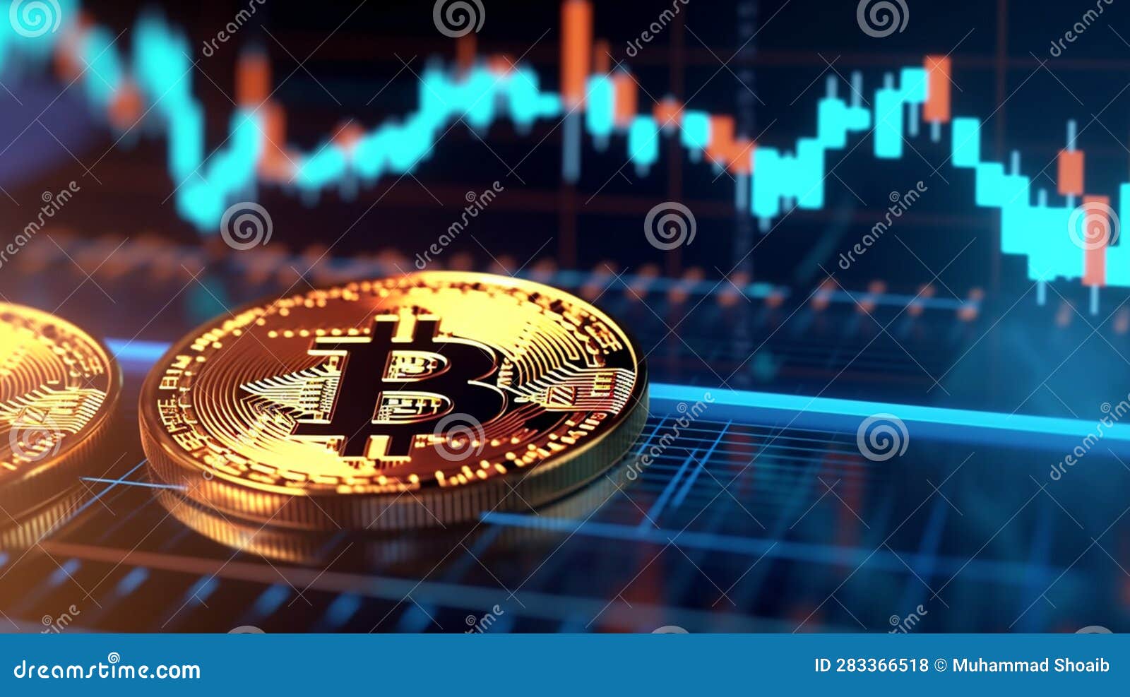 Dynamic Market Insights, Analysis of Bitcoin and Cryptocurrency with  Conceptual Chart and Fluctuation Graph Stock Illustration - Illustration of  banking, trade: 283366518
