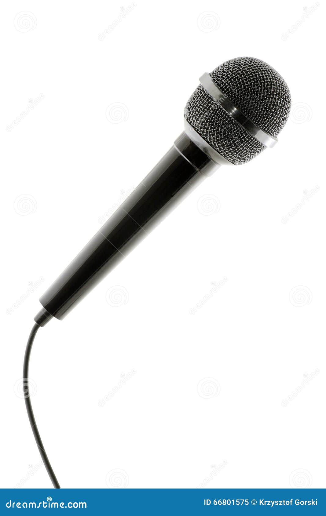 Dynamic Microphone, Clipping Path Stock Image Image of entertainment