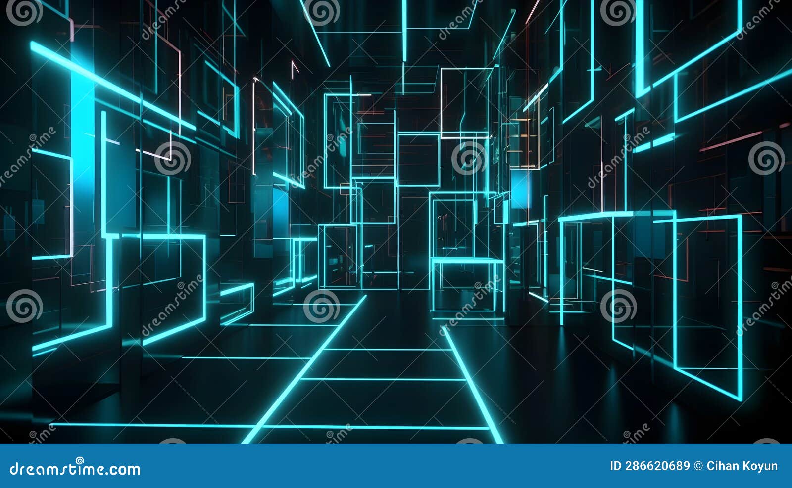 dynamic neon desktop aura