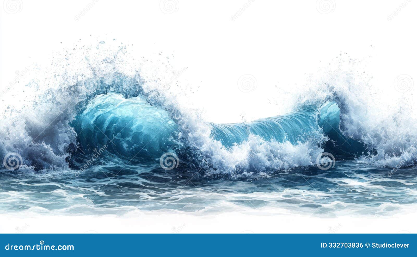 dynamic ocean wave in motion generative ai