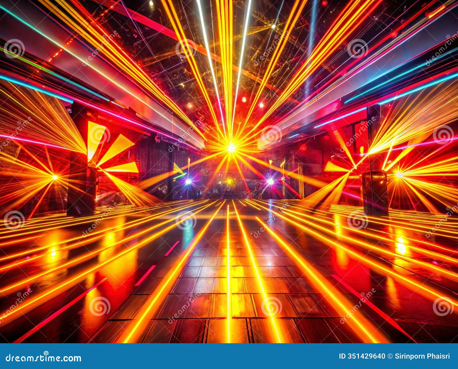 dynamic red and yellow animated background loop visually striking visual effects for club videos music presentations