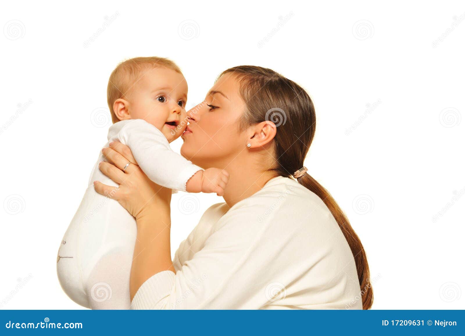 Dziecka całowania matka