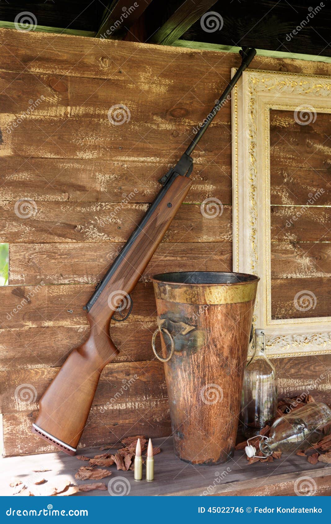 Décoration De Thème De Chasse D'une Maison D'été Photo stock Image du