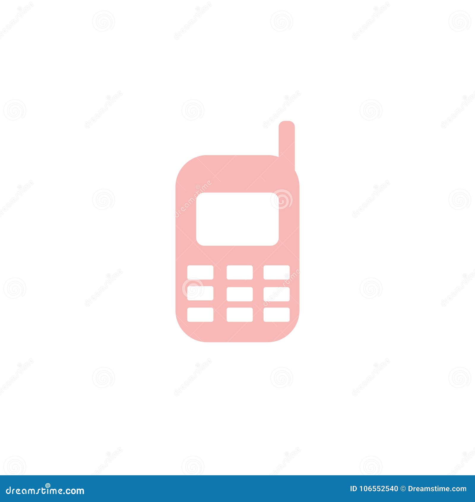 pink mobile phone icon