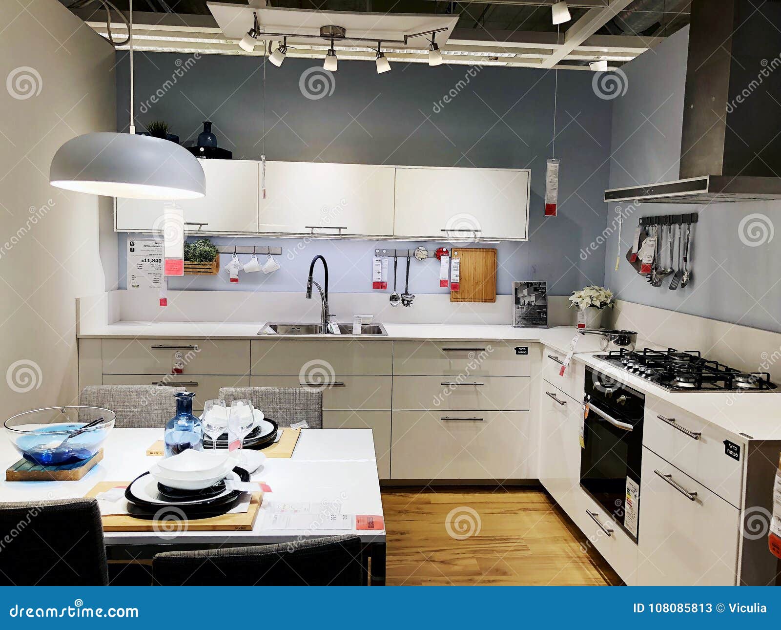 RISHON LE ZION, ISRAEL DECEMBER 16, 2017 Interior Furniture Store `Ikea` in Israel