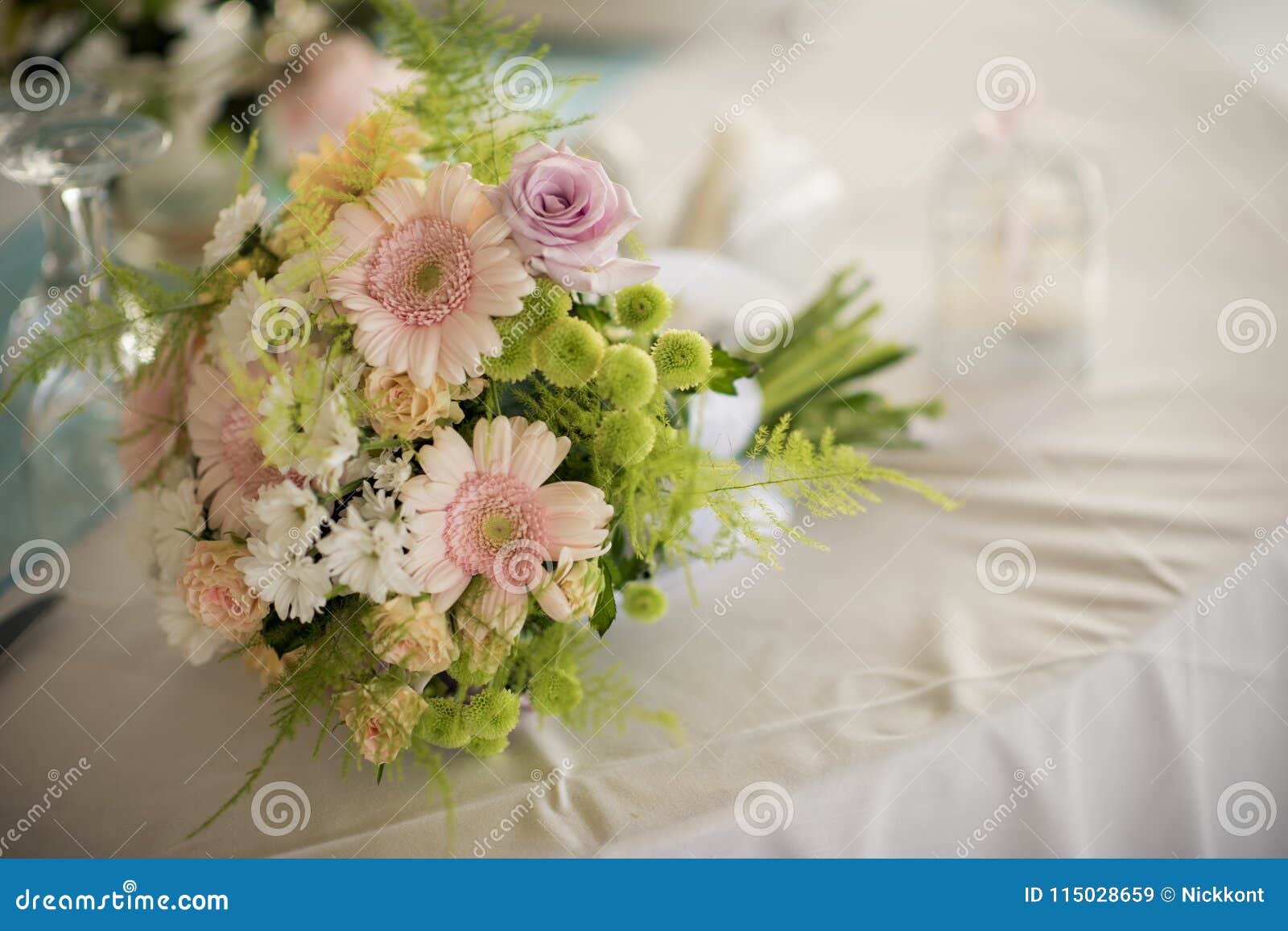 Stunning Flowers for an Exquisite Wedding Stock Afbeelding Image of